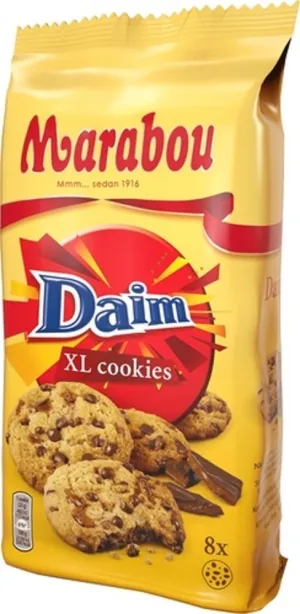 10 Bags x 184g of Marabou Daim - Original - Swedish - Biscuits - Cookies