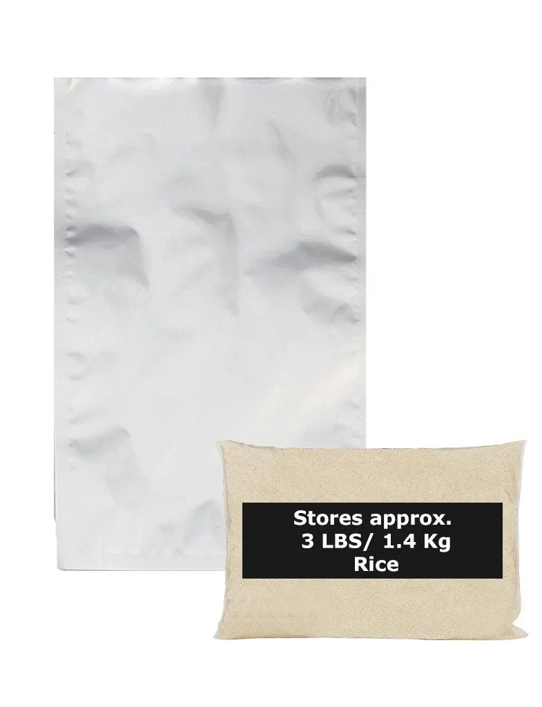 10 X 1 Gallon NON-Ziplock Mylar Bags (5 mil Thickness)