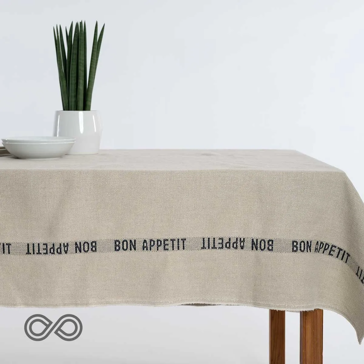 100% Organic French Linen Heritage Table Cloths (Chemical-free)