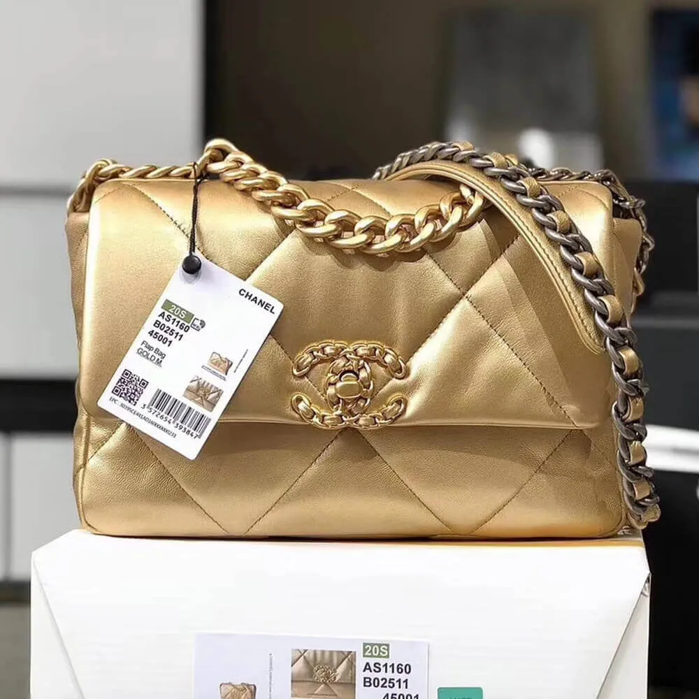19 Gold Bag CHL - Economical shipping ESMEE Large variety Flap 741
