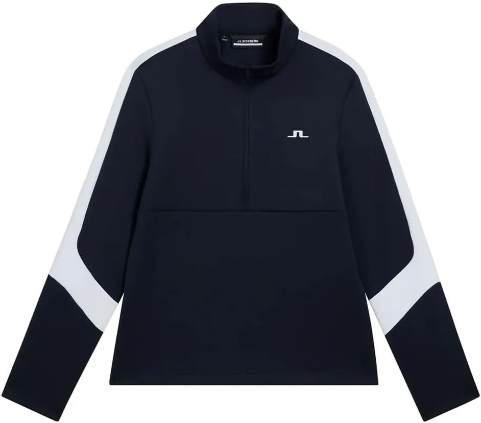 2023 J.Lindeberg Carl Mid Layer Golf Pullover JL Navy Small