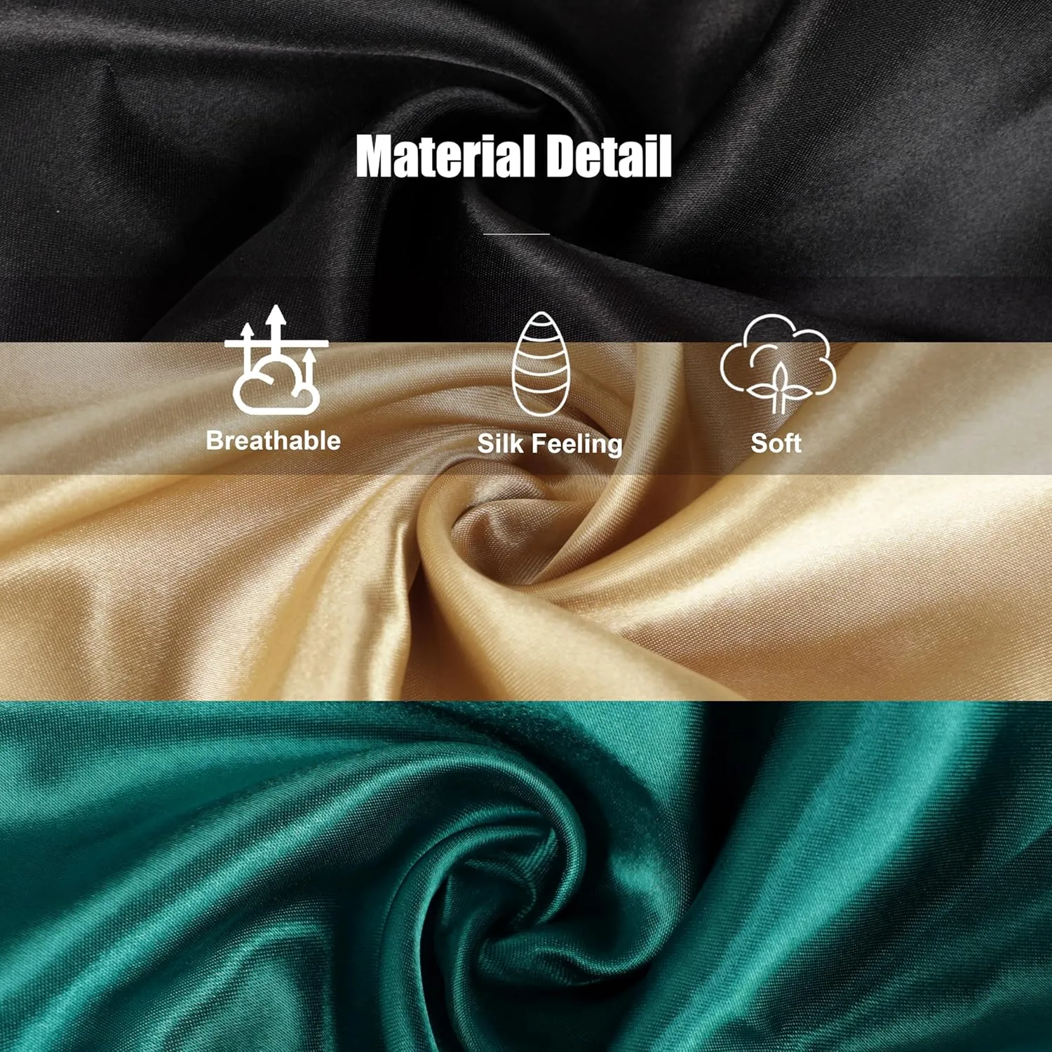 6 Pieces Reversible Silk Bonnet for Women Satin Bonnet Hair Wrap for Sleeping Cap with Tie Band(BCZ)