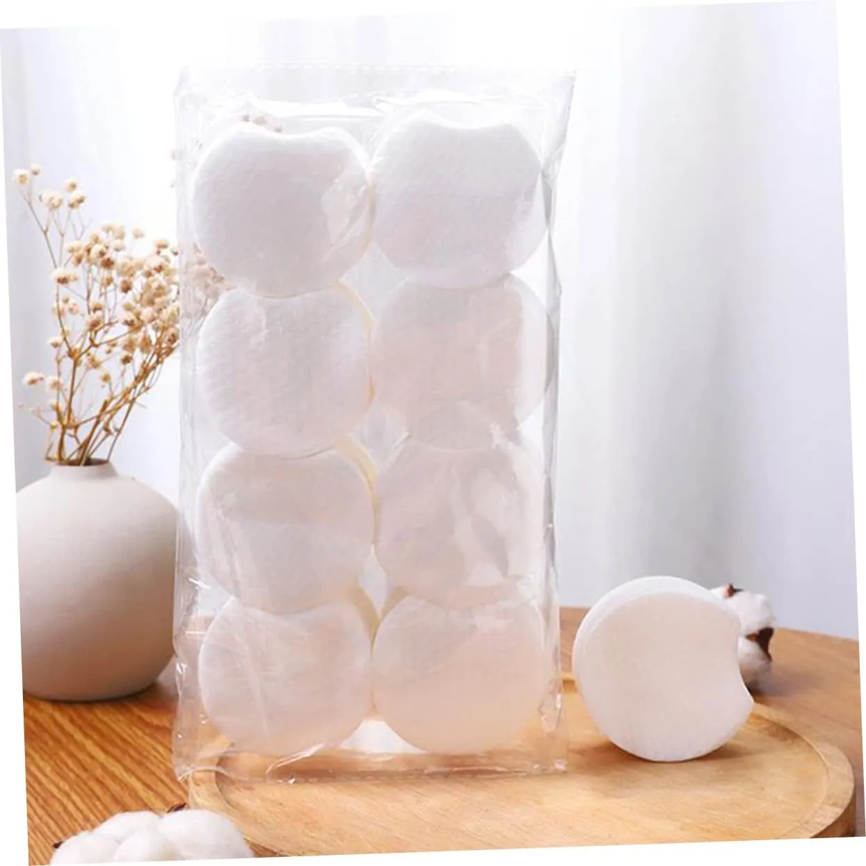 900pcs Pearl Pattern Makeup Cotton Exfoliating Cotton Rounds Cotton Pad Face Cleaning Pads Non-Woven Cloth Makeup Pads Non-Woven Fabric Travel Salicylic Acid Cotton Sheet