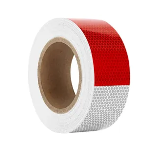 Abrams 2" in x 30' ft Diamond Pattern Trailer Truck Conspicuity DOT Class 2 Reflective Safety Tape