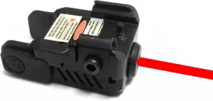 Ade Advanced Optics HG54R Red Strobe Class IIIA Laser Sight for Pistol Handgun, Picatinny Rail Mount, High-Visibility Targeting
