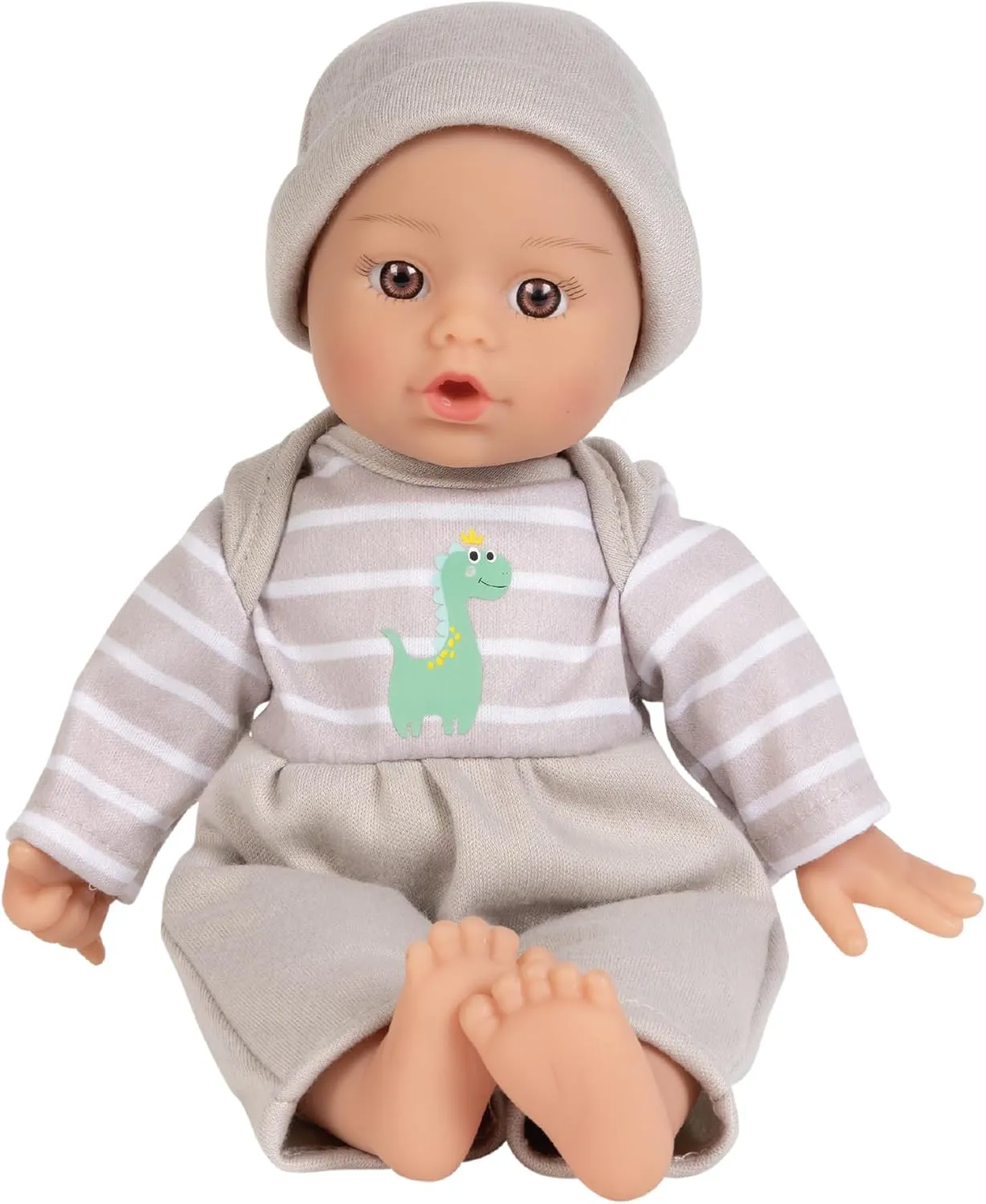 Adora Sweet Baby - 11” Soft & Cuddly Baby Doll, Realistic Features, Gentle Scent, Machine Washable, Lightweight & Easy to Hold | Adorable Playmate (Boy Dino)
