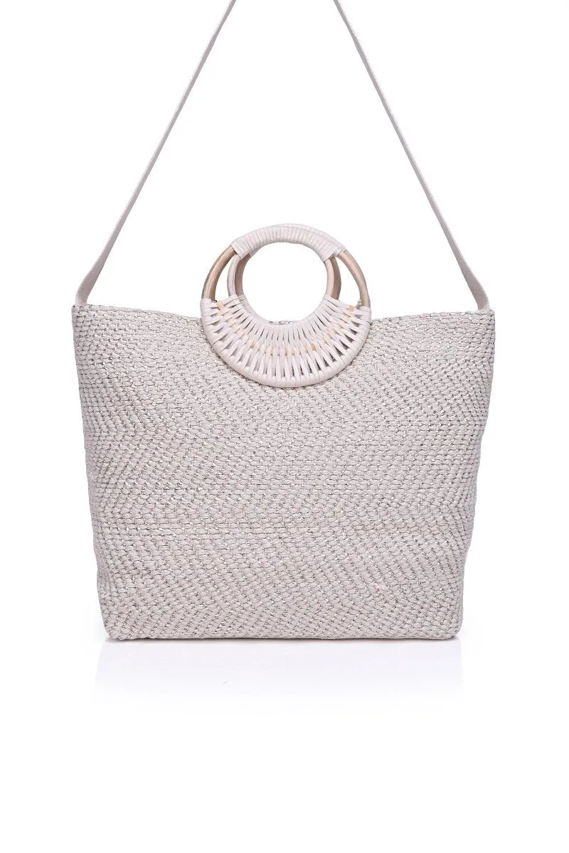 America & Beyond Birch Lurex Durrie Tote
