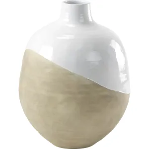 Amos Color Blocked Floor Vase