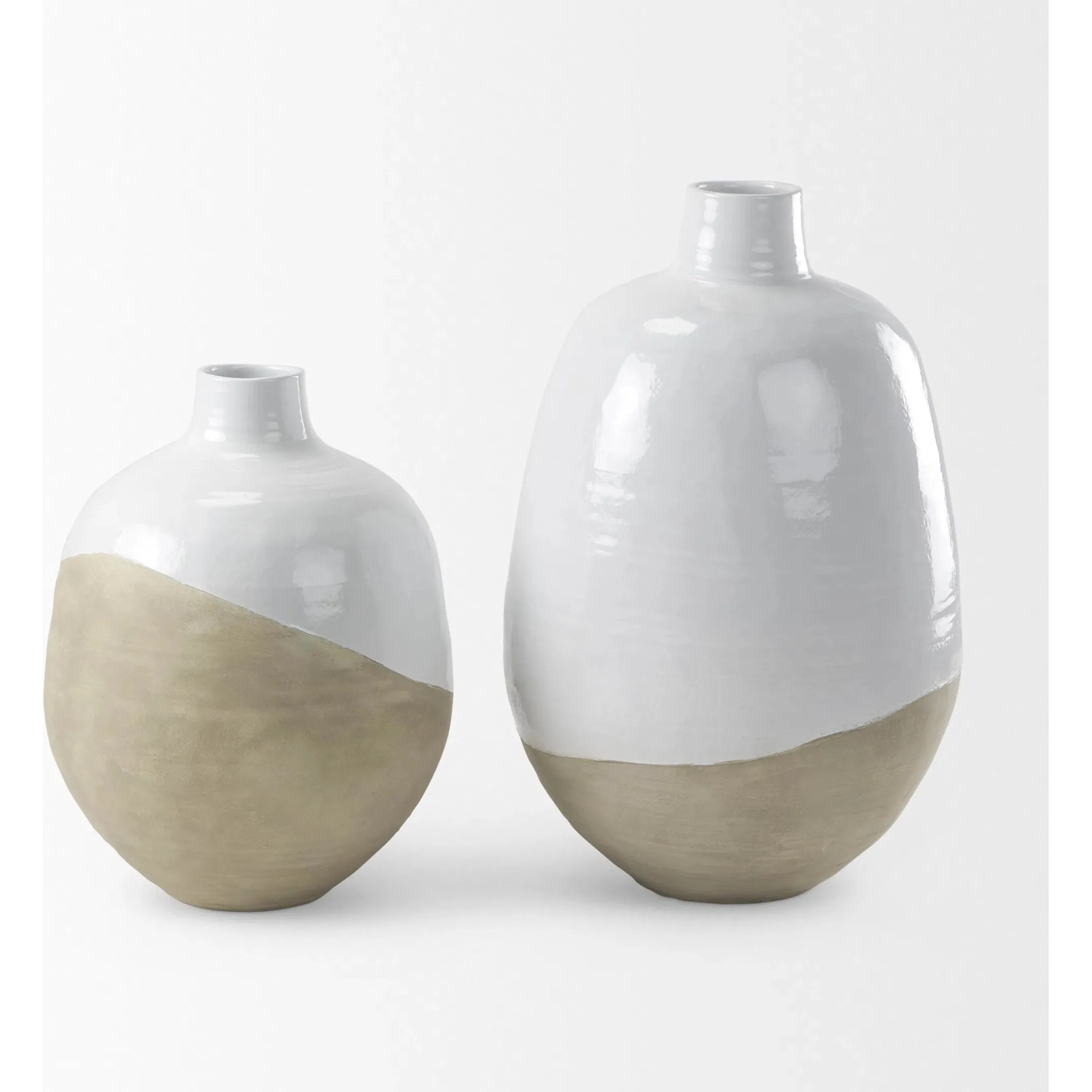 Amos Color Blocked Floor Vase
