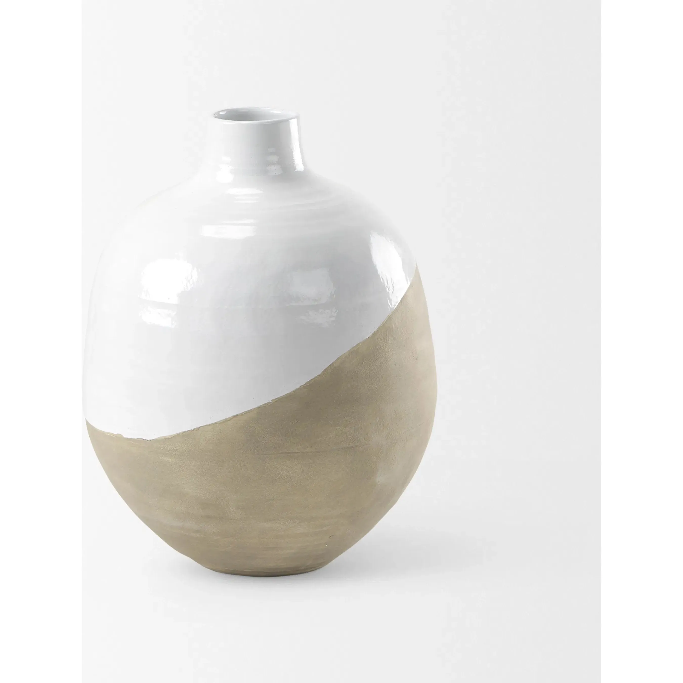Amos Color Blocked Floor Vase