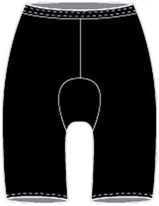 Andiamo Clothing Shorts ADMO PAD Skins WOM BK XL