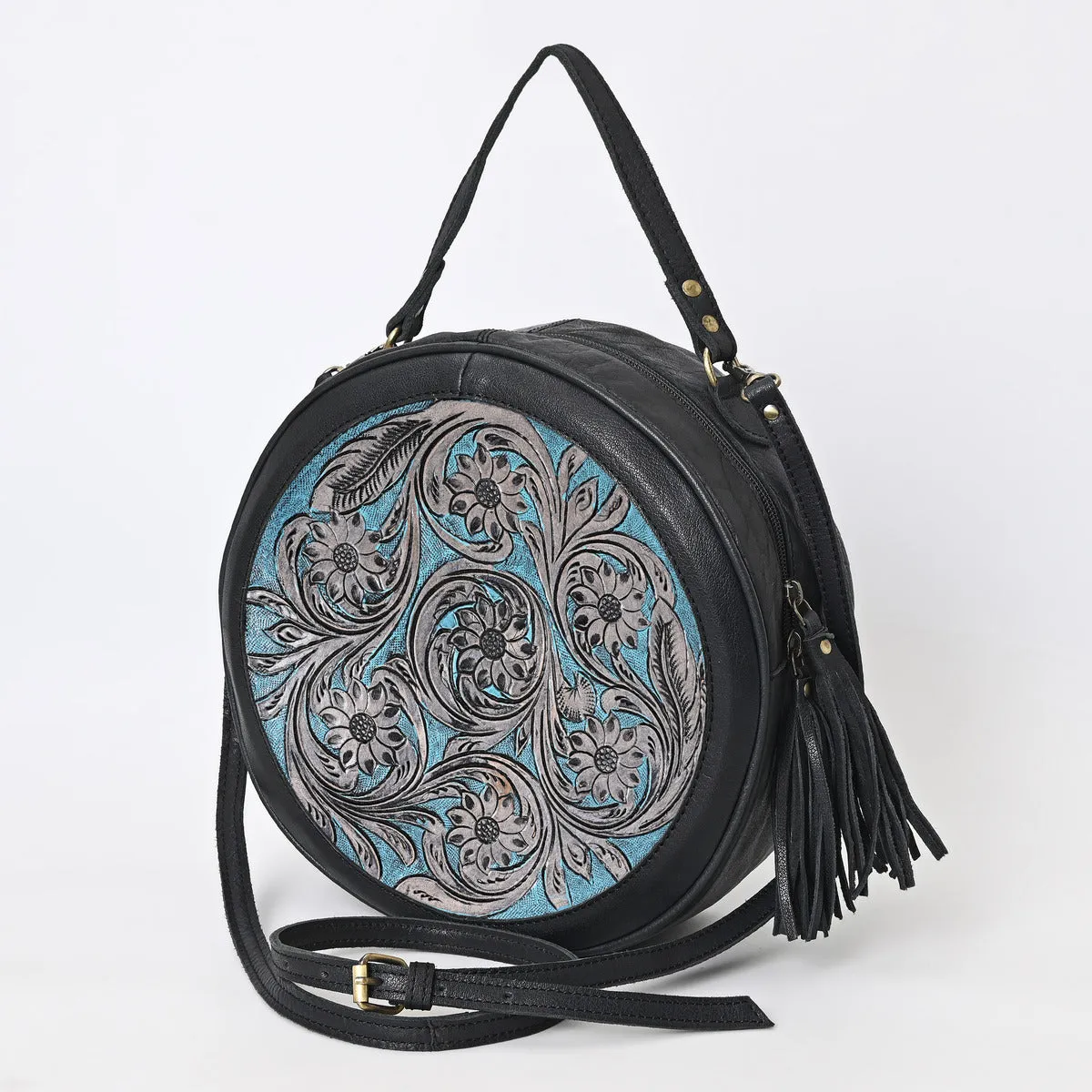 Angel's blossom round bag