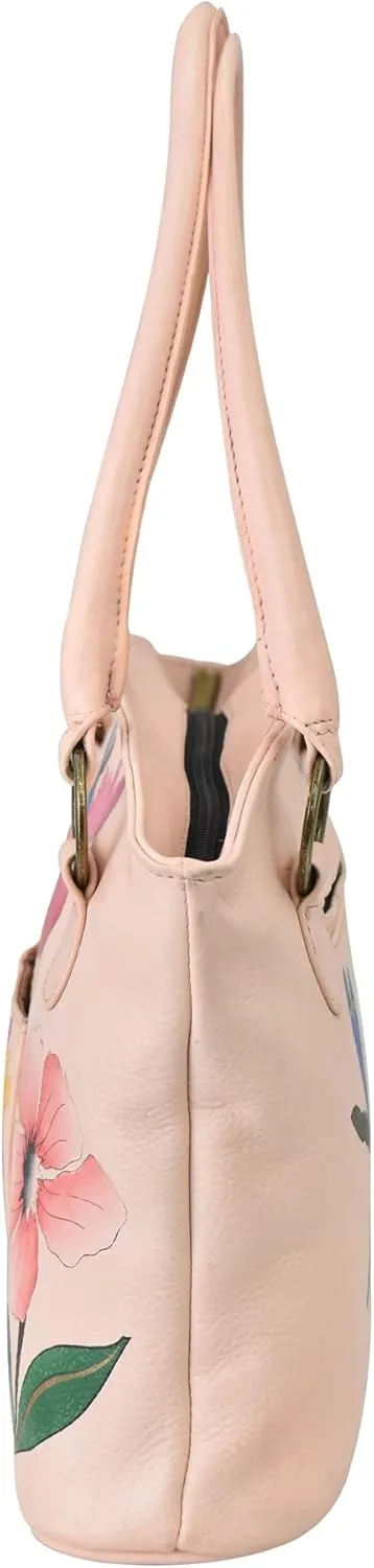 Anna by Anuschka Women's Hand-Painted Leather Wide Tote