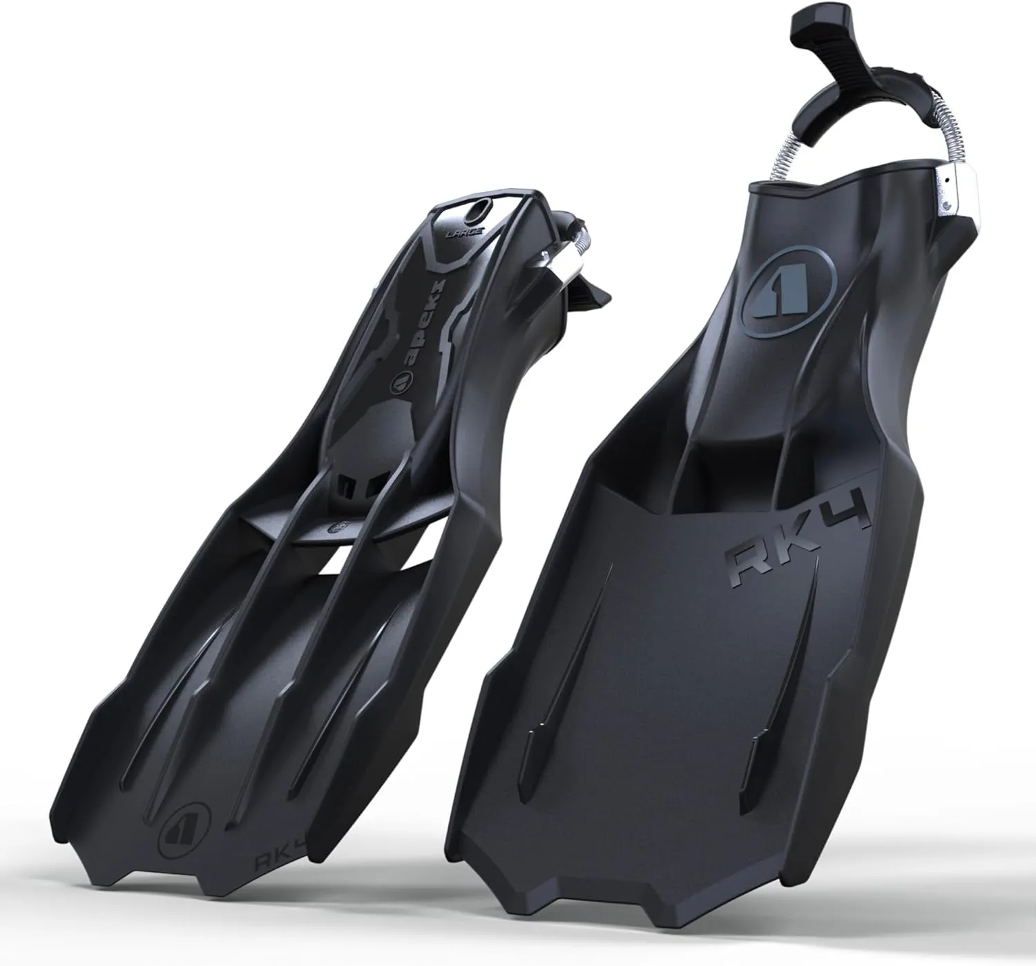 Apeks RK4 Scuba Diving Fin, Black, Large