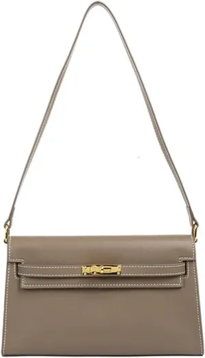 Armpit Sheepskin Print Leather Shoulder Crossbody Women's Bag