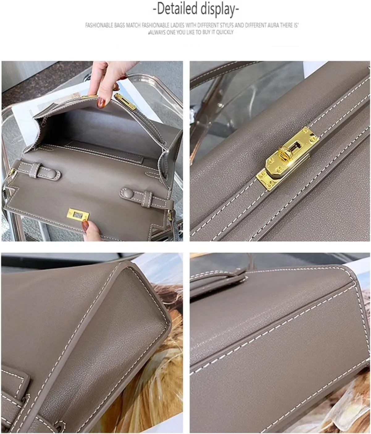 Armpit Sheepskin Print Leather Shoulder Crossbody Women's Bag