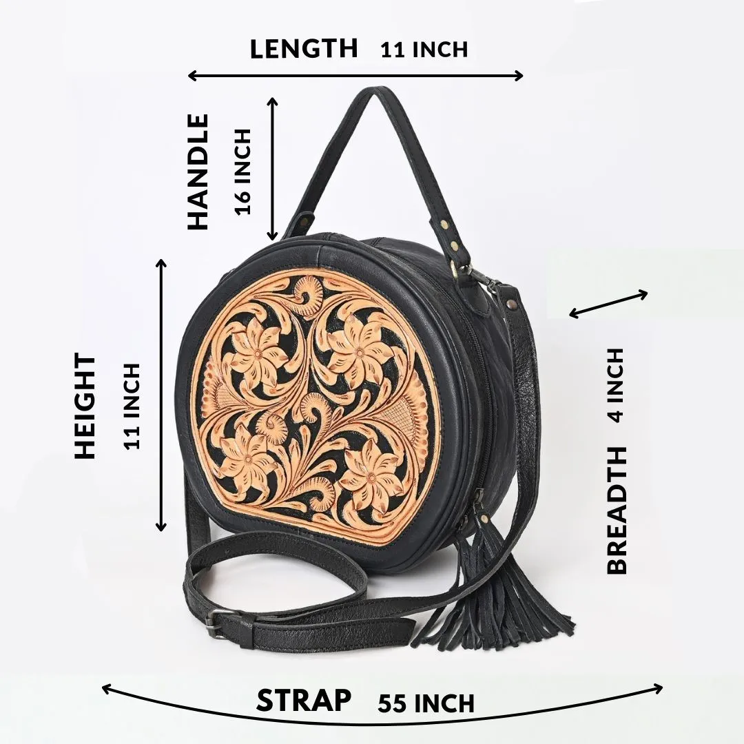 Art Decor Round Bag