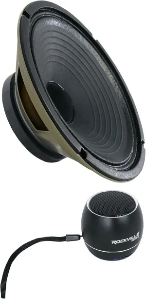 Audiosavings Bundle:(1) Celestion G10 Vintage 10" 60W Guitar Speaker 8 Ohm with Powerful Ceramic Magnet Bundle with (1) Rockville RPB2-BLACK Handheld Wireless Bluetooth Speaker Great Sound (Items 2)