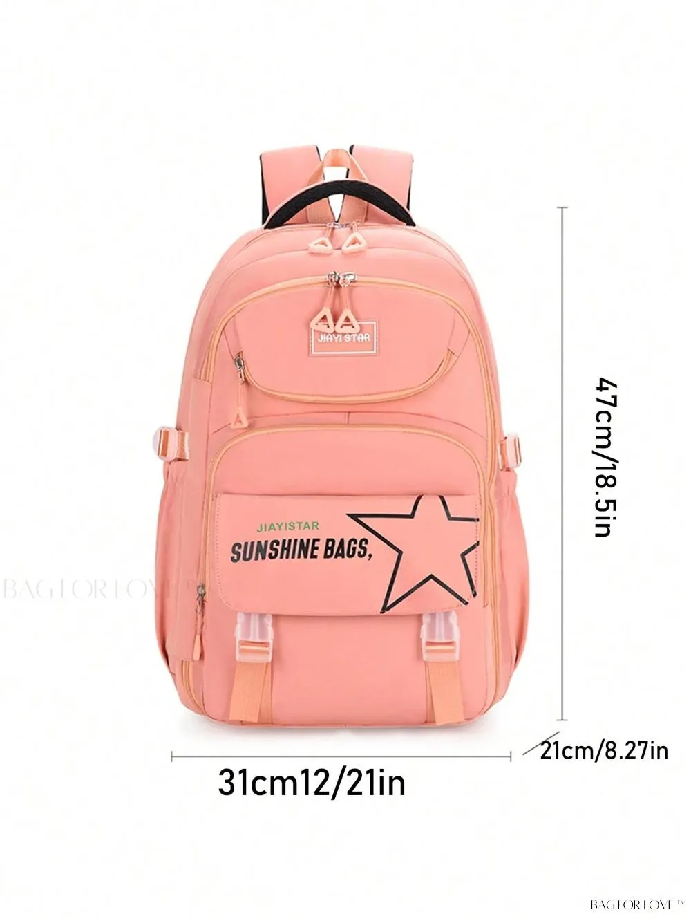 BagForLove - Large Capacity College Bag with Compartment for Efficient Packing