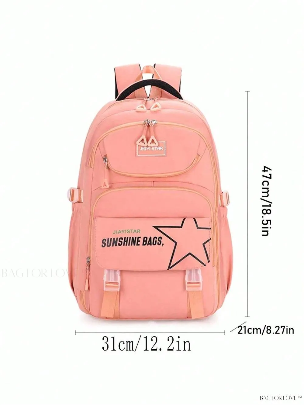 BagForLove - Large Capacity College Bag with Compartment for Efficient Packing