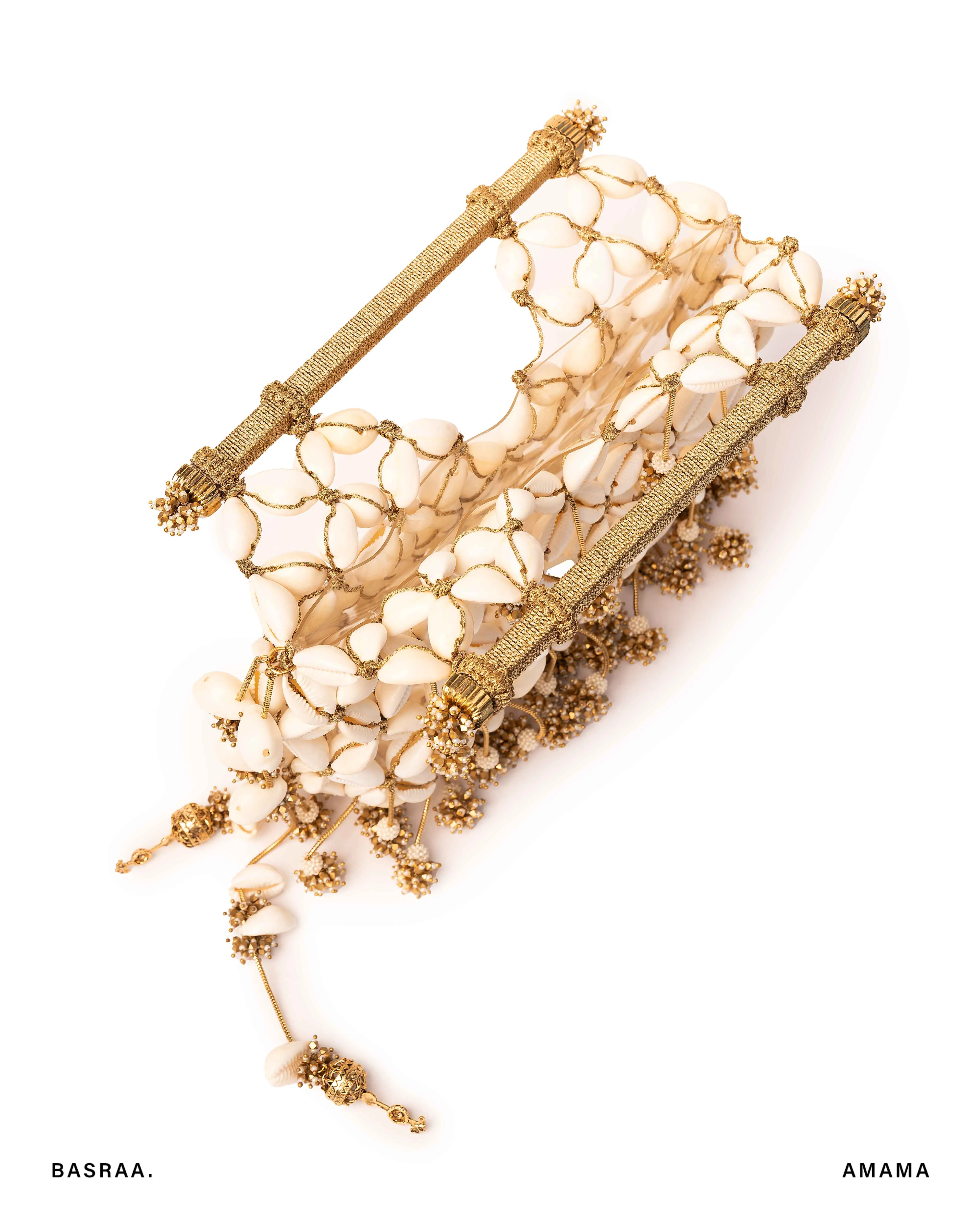 Basra Cowrie Woven Handheld