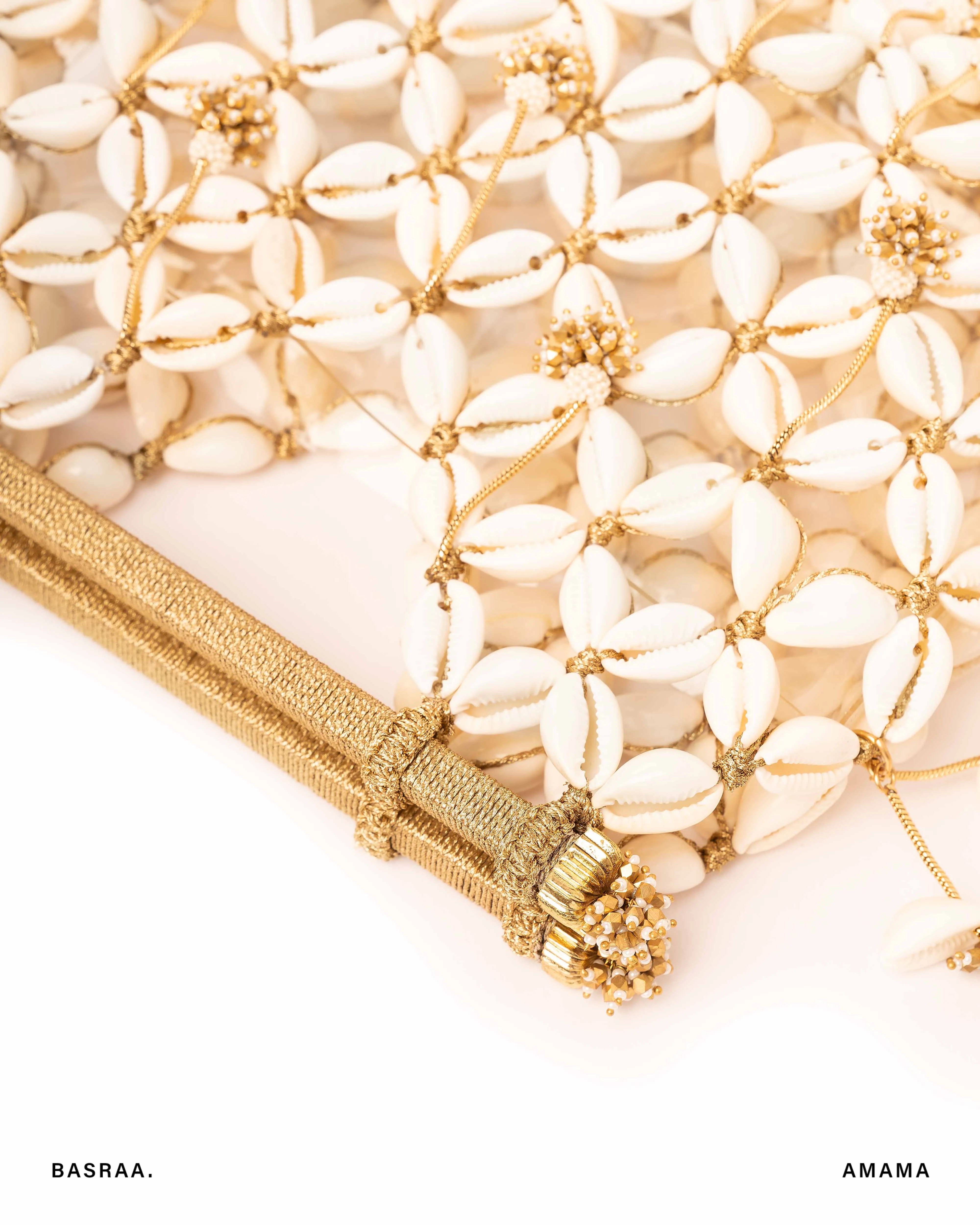Basra Cowrie Woven Handheld