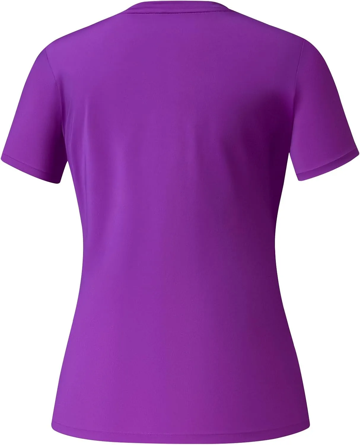 BASSDASH Women’s UPF 50  Crew Neck Short Sleeve T-Shirt Cooling Performance Sun Protection Tee for Fishing Hiking Casual