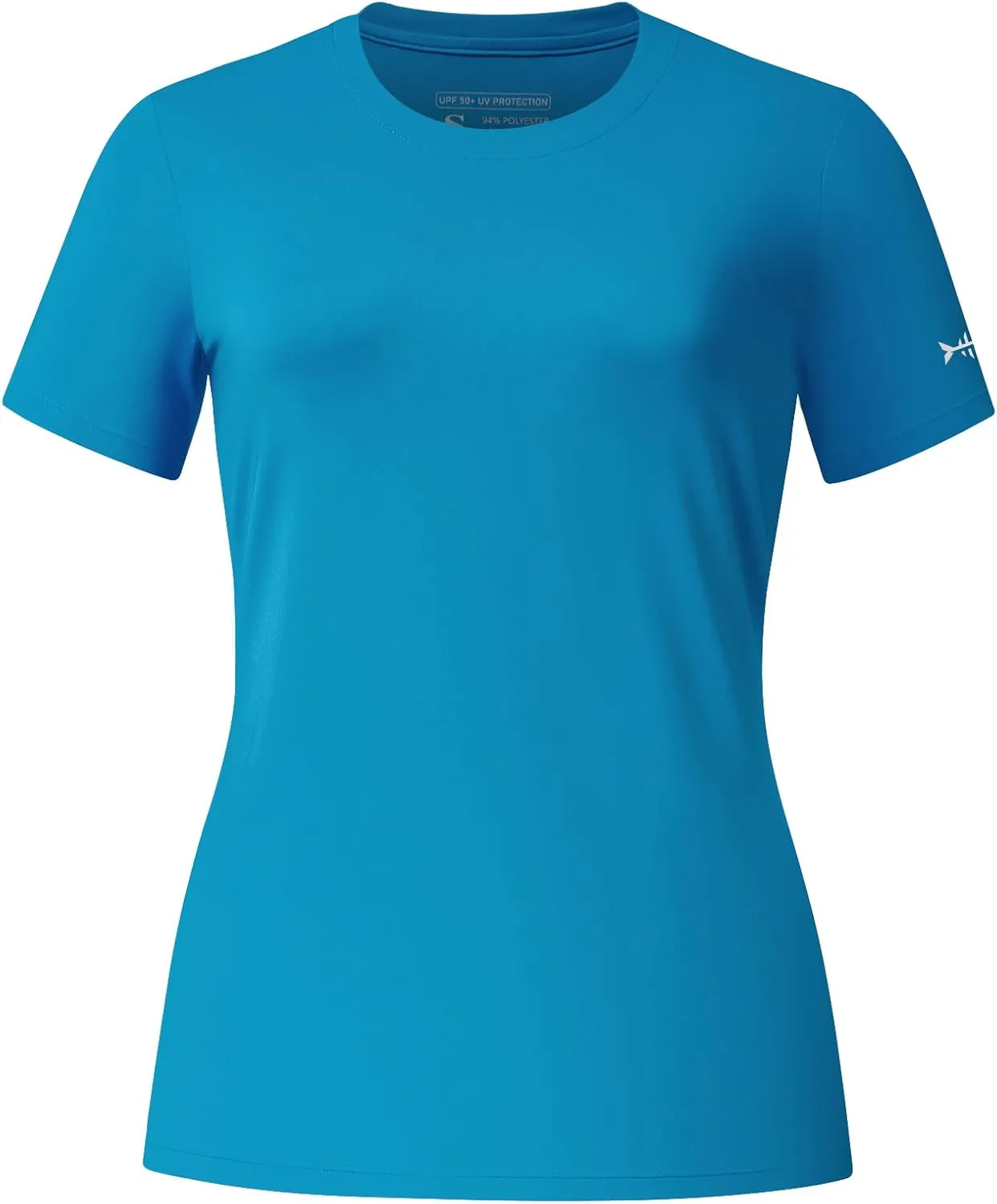 BASSDASH Women’s UPF 50  Crew Neck Short Sleeve T-Shirt Cooling Performance Sun Protection Tee for Fishing Hiking Casual