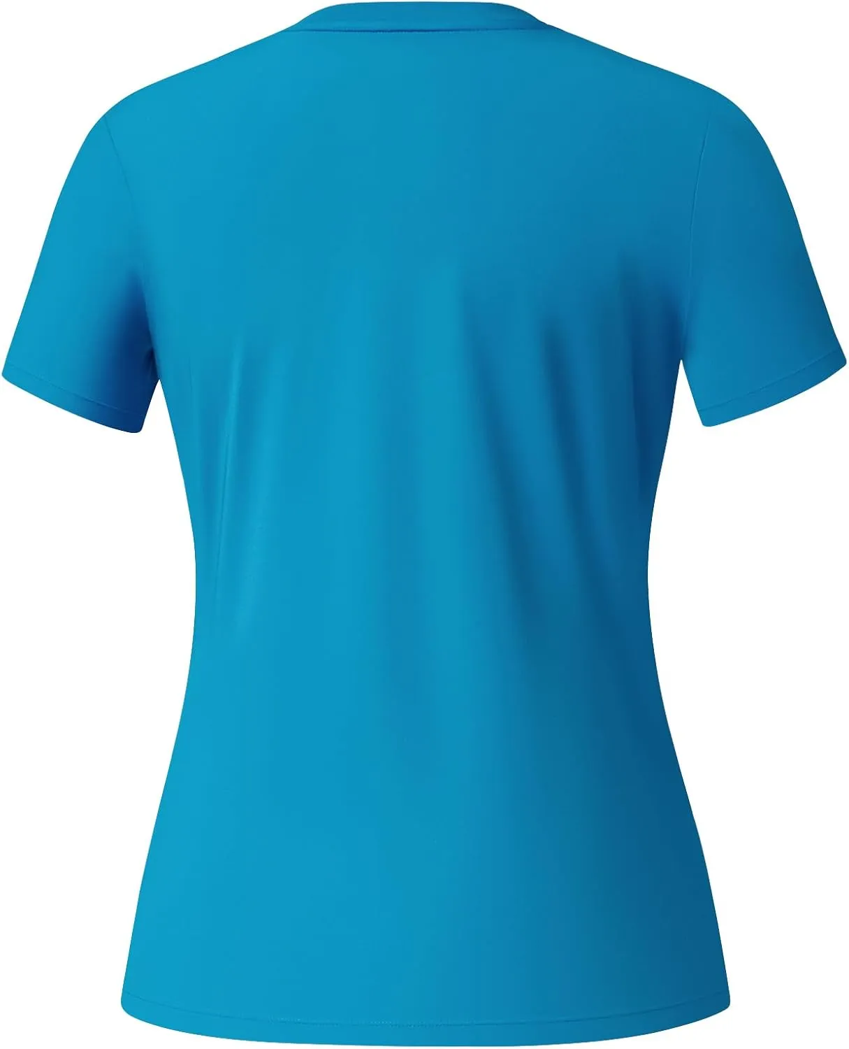 BASSDASH Women’s UPF 50  Crew Neck Short Sleeve T-Shirt Cooling Performance Sun Protection Tee for Fishing Hiking Casual