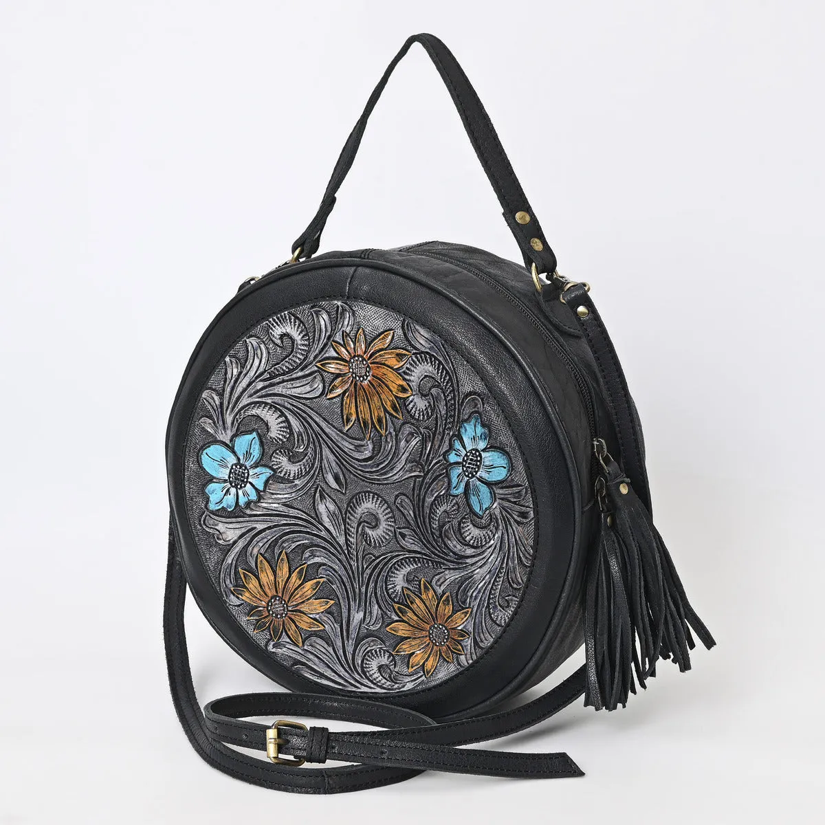 Berlin Tooled Leather Bag