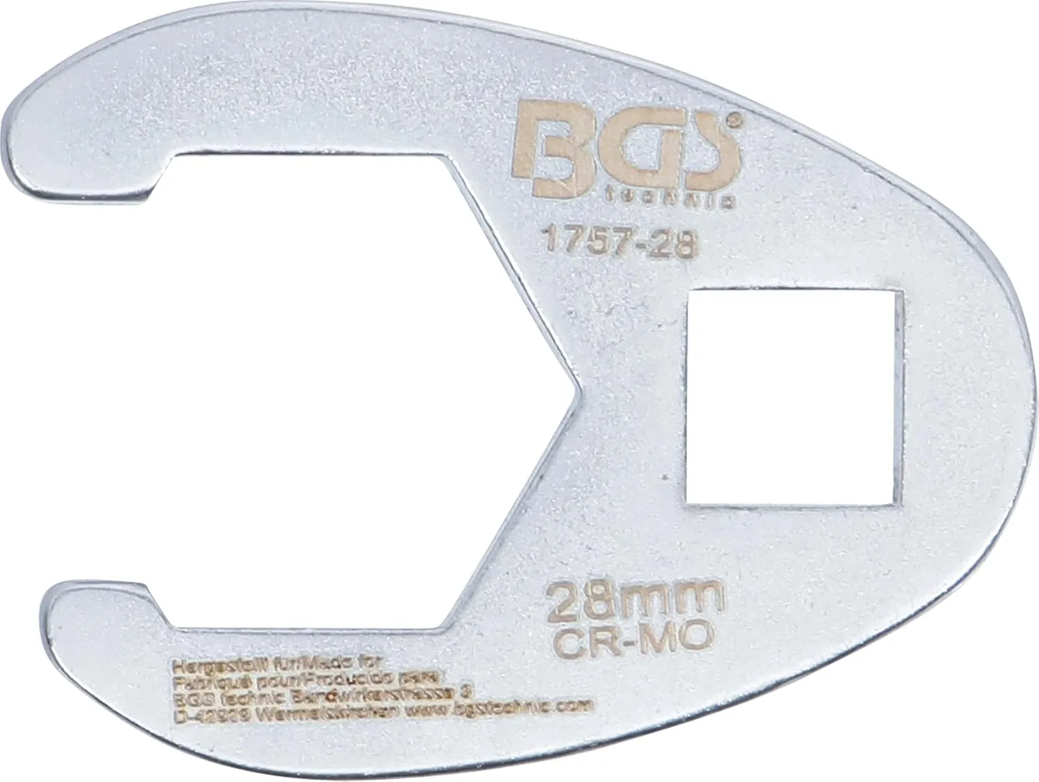 BGS 1757-28 | Crowfoot Spanner | 12.5 mm (1/2") Drive | 28 mm