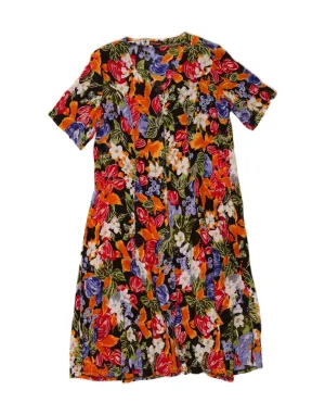 BLANCHEPORTE Womens Short Sleeve Shirt Dress IT 46 Large Multicoloured