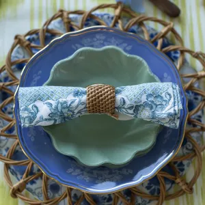Blue Blooming Trellis Napkins