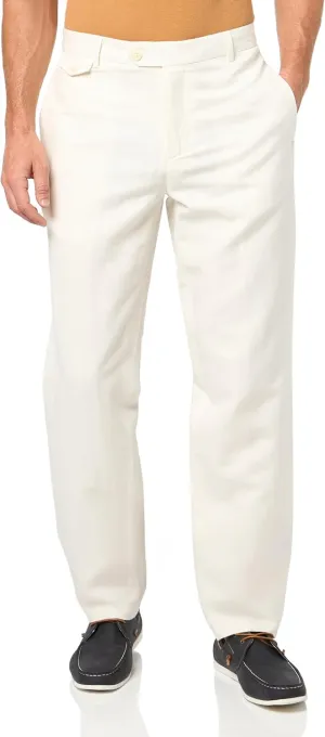 Brooks Brothers Men's Cbt Ml Linen Cotton Pant Plain Regular