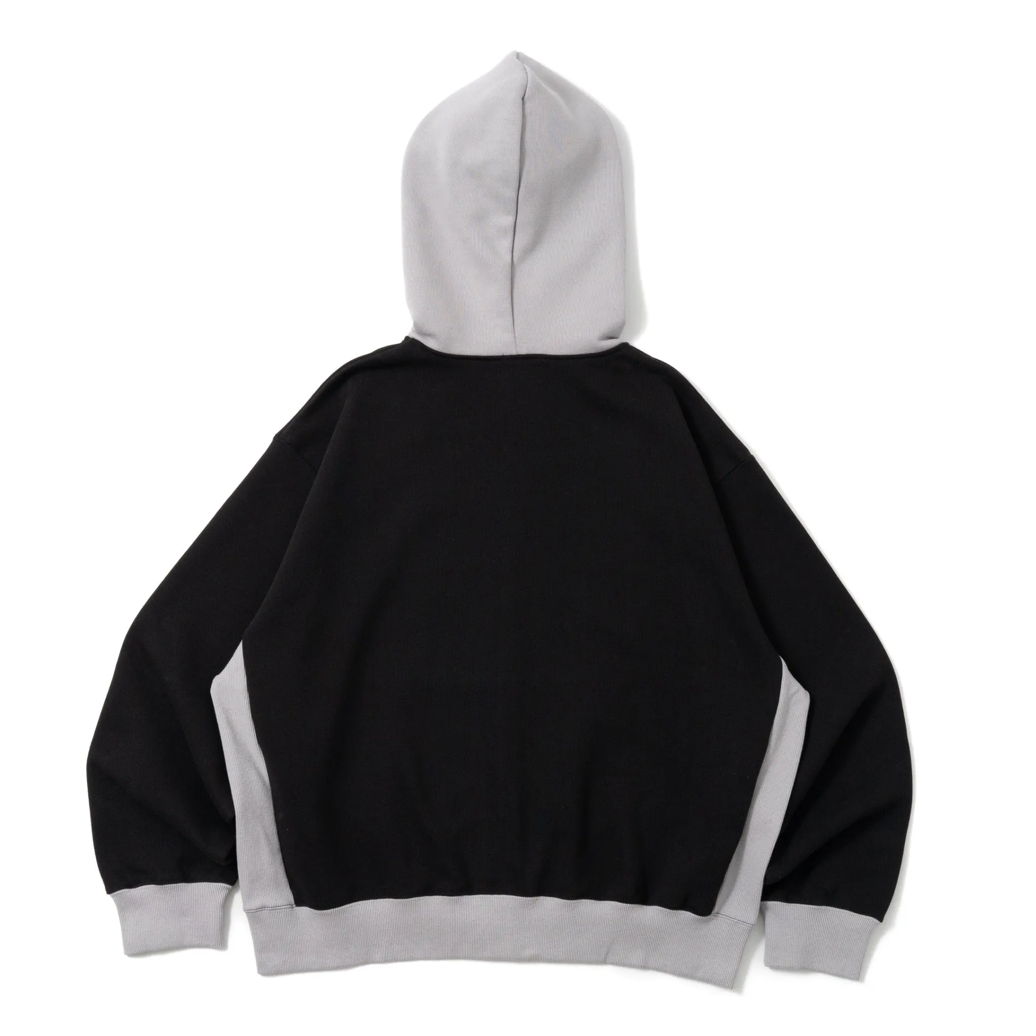 BU  color blocked zip up hoodie