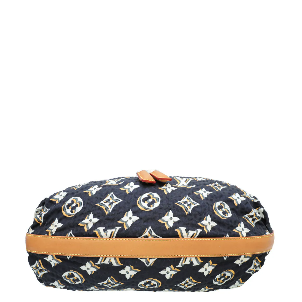 Bulles Louis Blue Navy Vuitton MM Monogram Premium customer care Bag Handcrafted