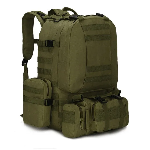 Camping Backpack Outdoor Men Top-selling 50L Tactical Molle in Travel 4 Bag Military Bags Army Hiking Sport Summer markdown 1 Climbing Bag Backpack Rucksack