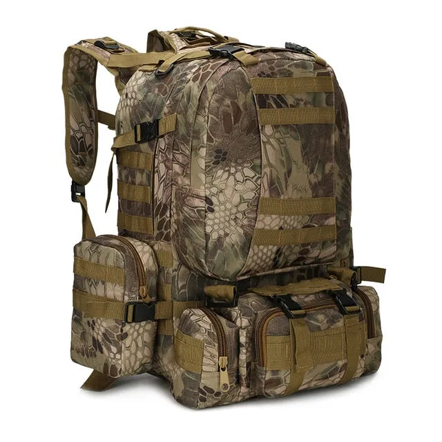 Camping Backpack Outdoor Men Top-selling 50L Tactical Molle in Travel 4 Bag Military Bags Army Hiking Sport Summer markdown 1 Climbing Bag Backpack Rucksack