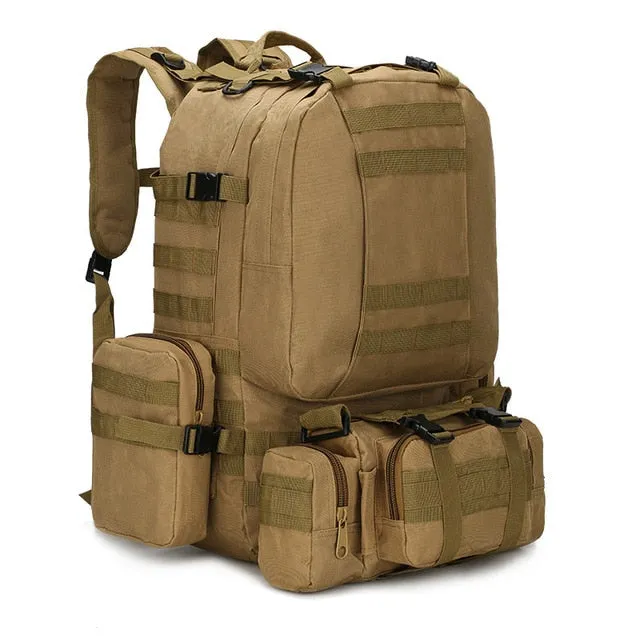 Camping Backpack Outdoor Men Top-selling 50L Tactical Molle in Travel 4 Bag Military Bags Army Hiking Sport Summer markdown 1 Climbing Bag Backpack Rucksack