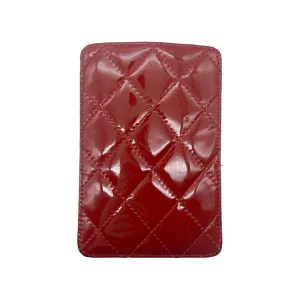 Chanel Red Patent Leather Card Holder