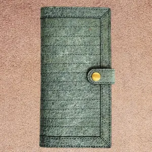 Charcoal Grey Hand Wallet/Clutch | Sturdy Coconut Leather | Smart | Light weight