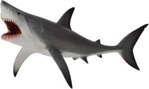 CollectA Sea Life Great White Shark, Open Jaw Toy Figure - Authentic Hand Painted Model