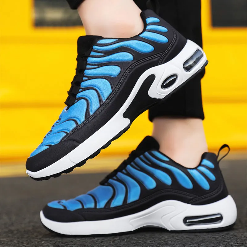 Color-Blocked Air Cushion Sneakers