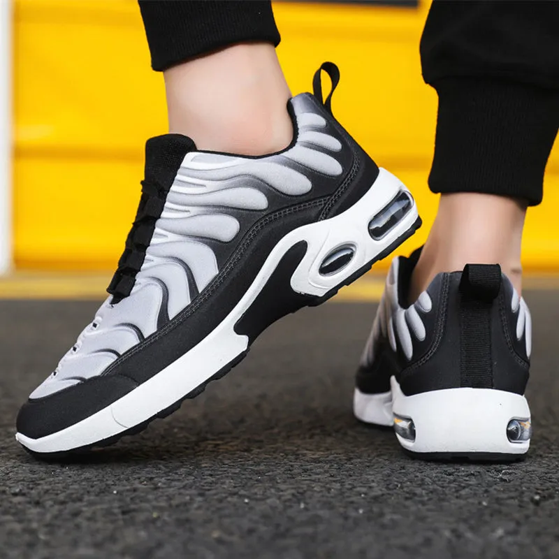 Color-Blocked Air Cushion Sneakers