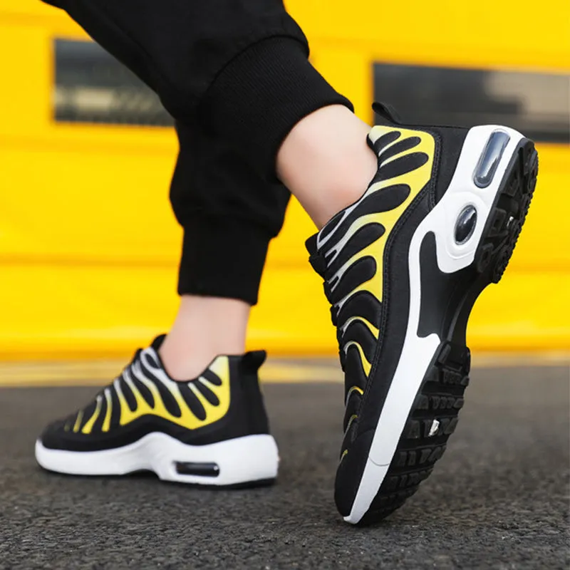 Color-Blocked Air Cushion Sneakers