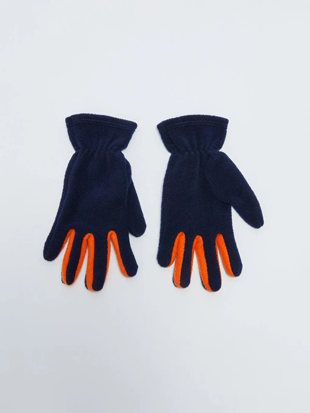 Color Blocked Boy's Fleece Gloves