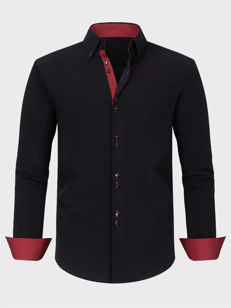 Color-Blocked Men's Shirt