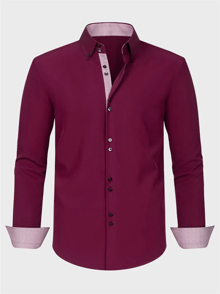 Color-Blocked Men's Shirt