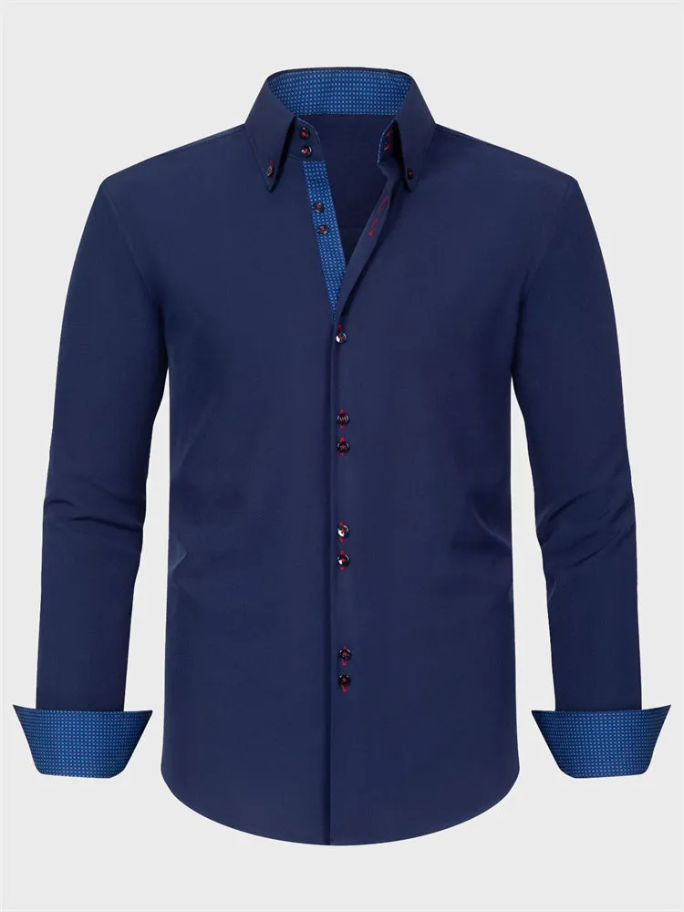 Color-Blocked Men's Shirt