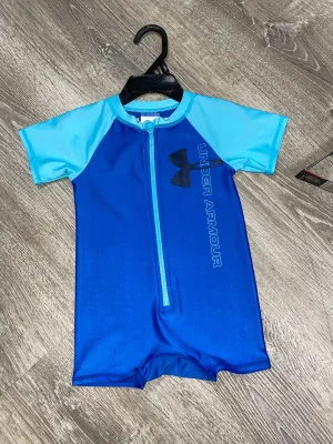 Color Blocked UPF Sunsuit Versa Blue